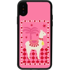 iPhone X / Xs Case Hülle - Silikon schwarz Alpaca 2026