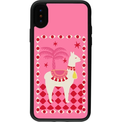 iPhone X / Xs Case Hülle - Silikon schwarz Alpaca 2026