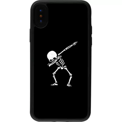 Hülle iPhone X / Xs - Silikon schwarz Halloween 19 09