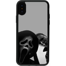 iPhone X / Xs Case Hülle - Silikon schwarz Halloween 2026 Scream and Michael Myers