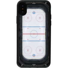iPhone X / Xs Case Hülle - Silikon schwarz Sports 2026 Hockey