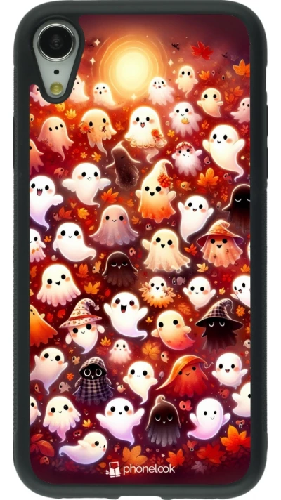iPhone XR Case Hülle - Silikon schwarz Gespenster Herbst niedlich