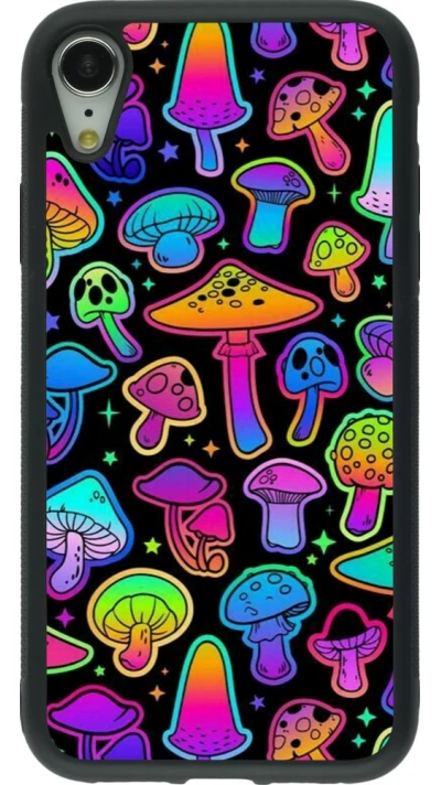 iPhone XR Case Hülle - Silikon schwarz Autumn 2024 magic mushrooms