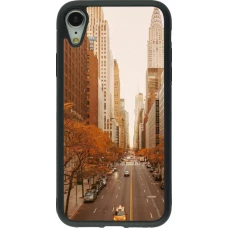 iPhone XR Case Hülle - Silikon schwarz Autumn 2024 New York city