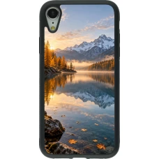 Coque iPhone XR - Silicone rigide noir Autumn 26 Autumn lake
