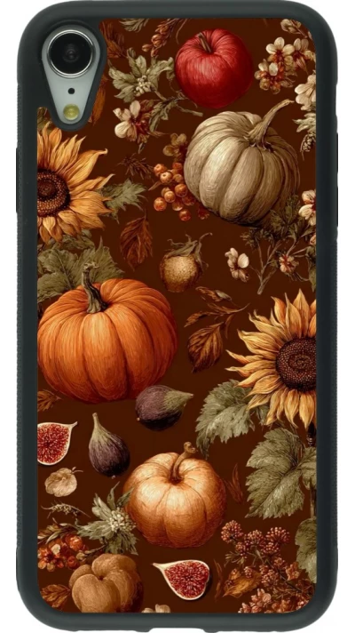Coque iPhone XR - Silicone rigide noir Autumn 26 Autumn still life