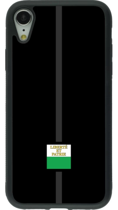 iPhone XR Case Hülle - Silikon schwarz Kanton VD schwarz