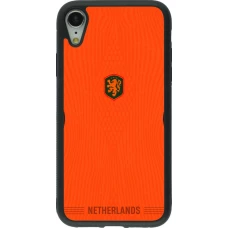 iPhone XR Case Hülle - Silikon schwarz Niederlande 2026 personalisierbares Fussballtrikot