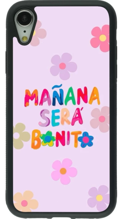 iPhone XR Case Hülle - Silikon schwarz Karol G Manana sera bonito