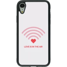 iPhone XR Case Hülle - Silikon schwarz Saint Valentines Day 26 Love is in the air