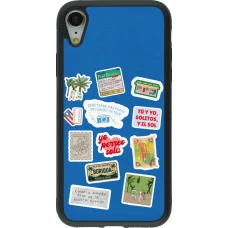 iPhone XR Case Hülle - Silikon schwarz Seals of the Dominican Republic DTMF