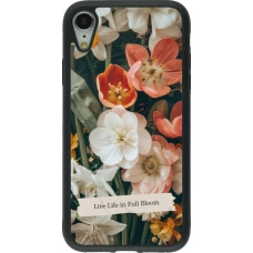 iPhone XR Case Hülle - Silikon schwarz Full Bloom Spring 2026