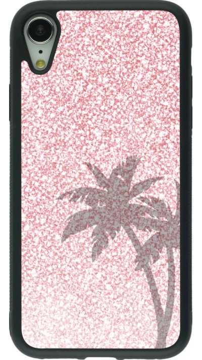 Coque iPhone XR - Silicone rigide noir Summer 2021 01