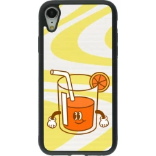 iPhone XR Case Hülle - Silikon schwarz Summer drink 2026
