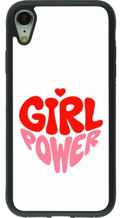 Coque iPhone XR - Silicone rigide noir Womens day 2026 6