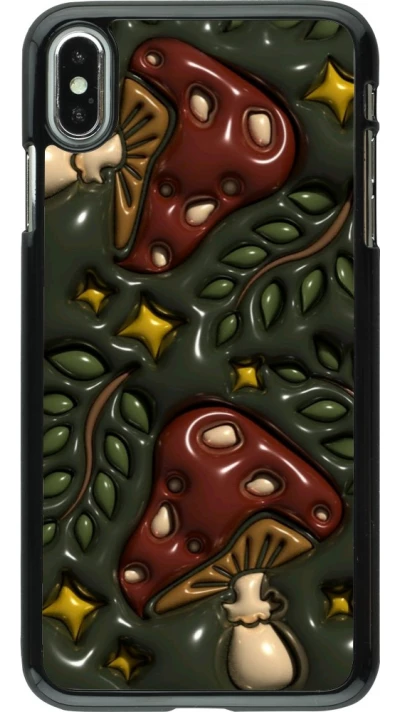 Coque iPhone Xs Max - Autumn 26 3D mushrooms