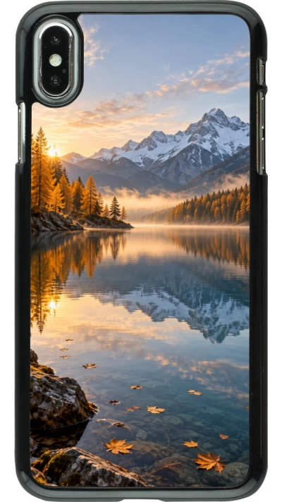 Coque iPhone Xs Max - Autumn 26 Autumn lake