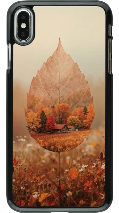 Coque iPhone Xs Max - Autumn 26 Autumn leaf
