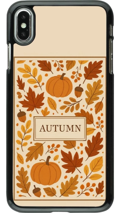 Coque iPhone Xs Max - Autumn 26 Hello autumn
