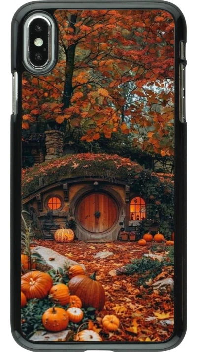 Coque iPhone Xs Max - Autumn 26 Hobbit house