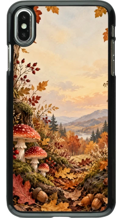Coque iPhone Xs Max - Autumn 26 Illustrated Autumn