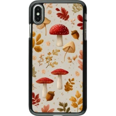 Coque iPhone Xs Max - Autumn 26 Mushrooms and leaves