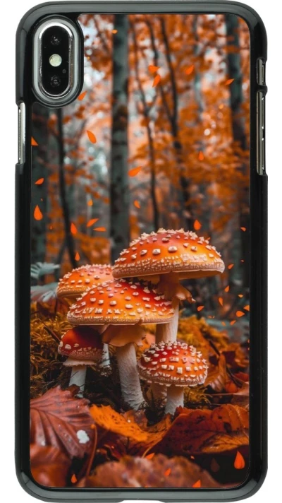 Coque iPhone Xs Max - Autumn 26 Mushrooms in the woods