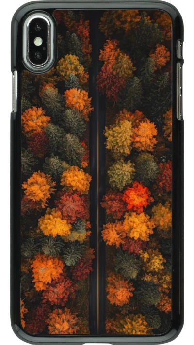 Coque iPhone Xs Max - Autumn 26 Road in autumn