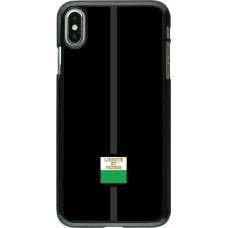 iPhone Xs Max Case Hülle - Kanton VD schwarz