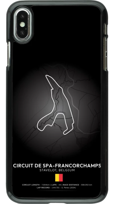 iPhone Xs Max Case Hülle - F1 Track 2025 Belgium