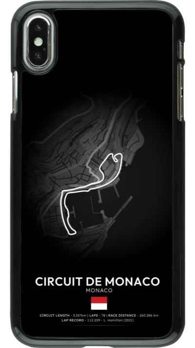 iPhone Xs Max Case Hülle - F1 Track 2025 Monaco