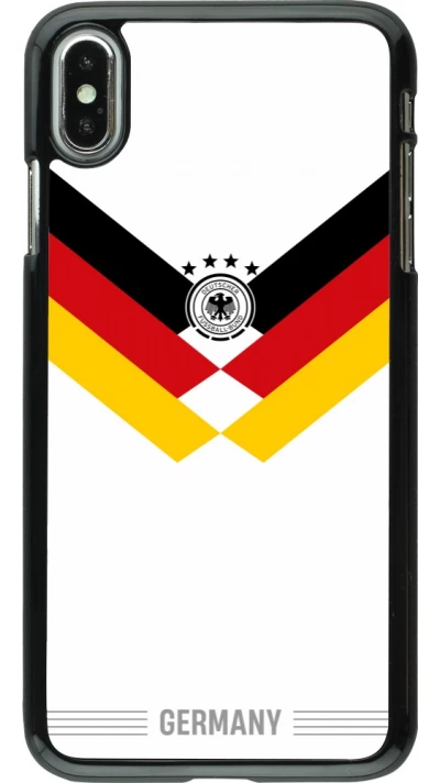 Coque iPhone Xs Max - Maillot de football Allemagne 2026 personnalisable