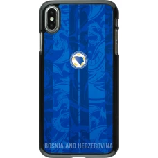 Coque iPhone Xs Max - Maillot de football Bosnie-Herzégovine 2026 personnalisable