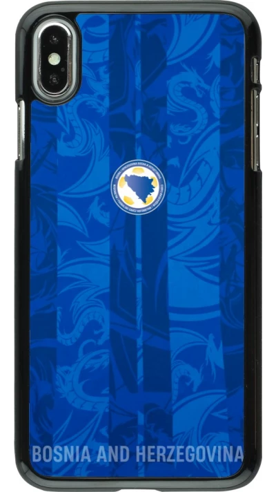 Coque iPhone Xs Max - Maillot de football Bosnie-Herzégovine 2026 personnalisable
