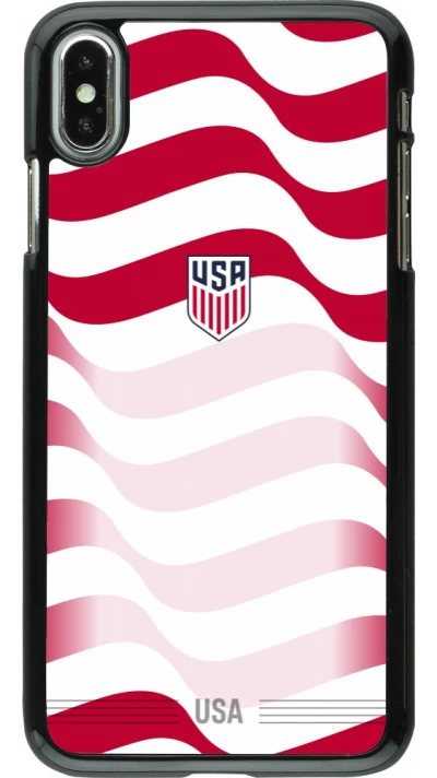 iPhone Xs Max Case Hülle - Vereinigten Staaten 2026 personalisierbares Fussballtrikot