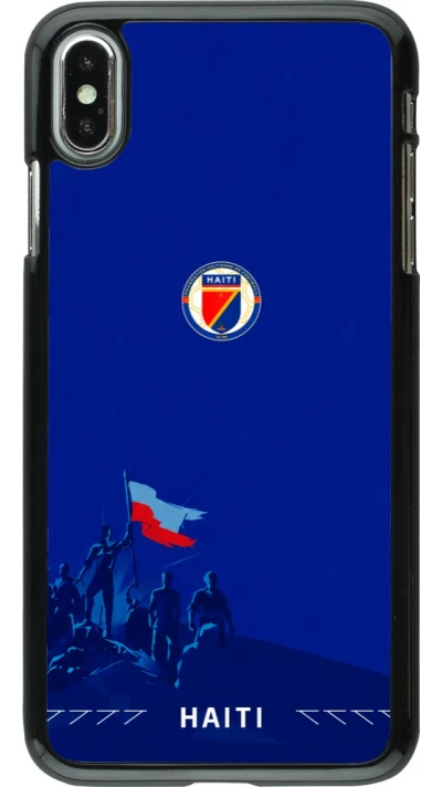 iPhone Xs Max Case Hülle - Haiti 2026 personalisierbares Fussballtrikot