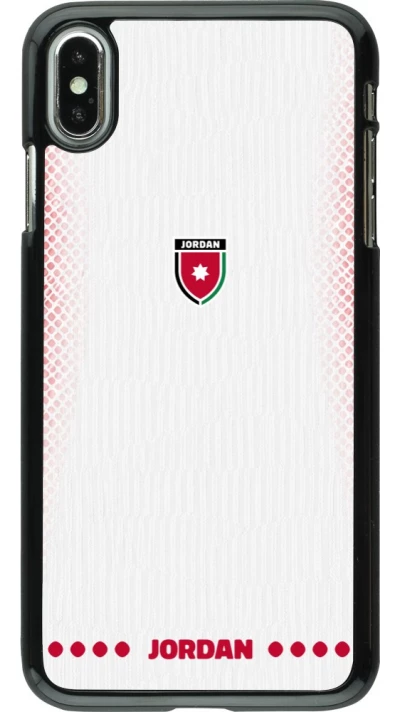 iPhone Xs Max Case Hülle - Jordanien 2026 personalisierbares Fussballtrikot