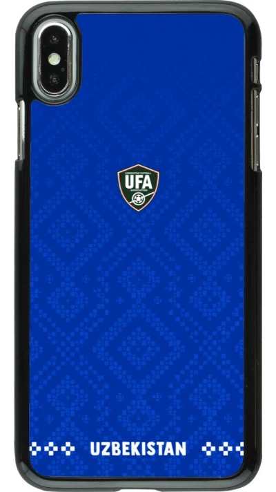 iPhone Xs Max Case Hülle - Usbekistan 2026 personalisierbares Fussballtrikot
