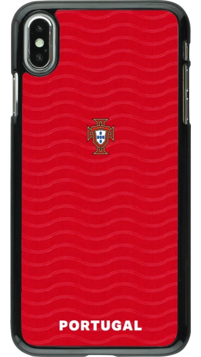 iPhone Xs Max Case Hülle - Portugal 2026 personalisierbares Fussballtrikot