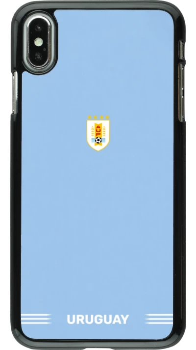 iPhone Xs Max Case Hülle - Uruguay 2026 personalisierbares Fussballtrikot