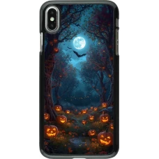 Coque iPhone Xs Max - Halloween 2026 Road of Pumpkins