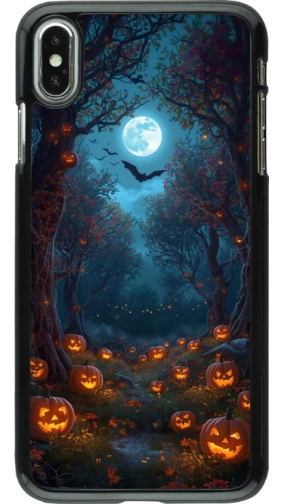 Coque iPhone Xs Max - Halloween 2026 Road of Pumpkins