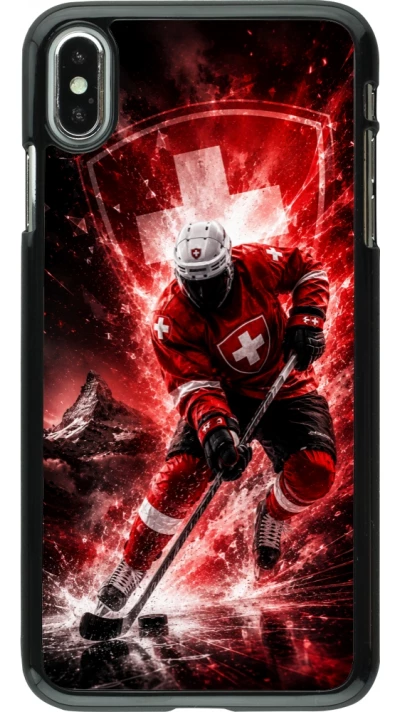 iPhone Xs Max Case Hülle - Hockey World Championship Player