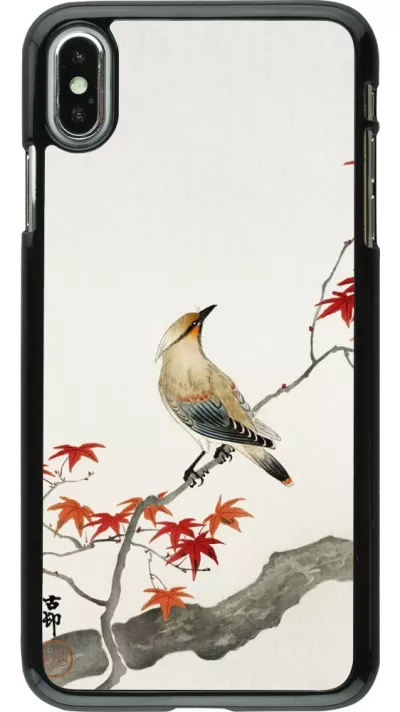 iPhone Xs Max Case Hülle - Japanese Bird