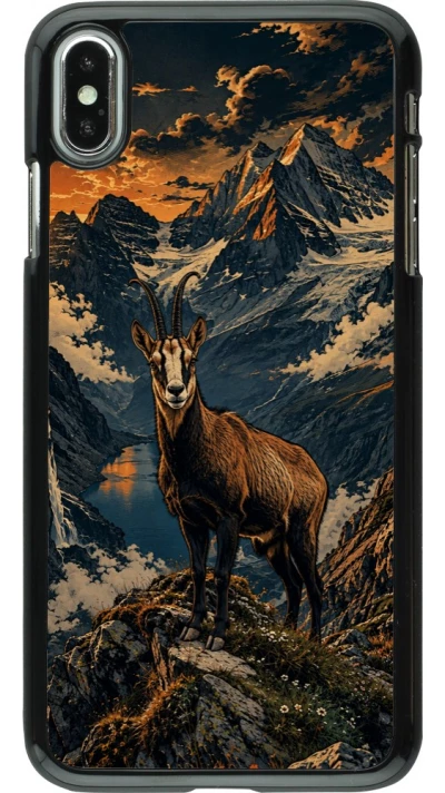 Coque iPhone Xs Max - Linocut Chamois