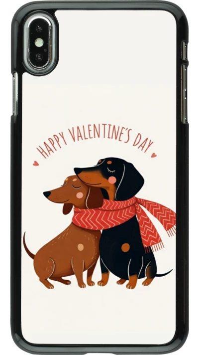 Coque iPhone Xs Max - Saint Valentines Day 26 Happy Valentine