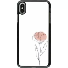 iPhone Xs Max Case Hülle - Spring 23 minimalist flower