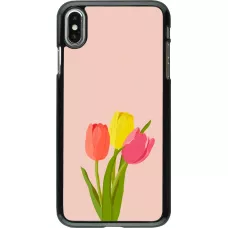 iPhone Xs Max Case Hülle - Spring 23 tulip trio