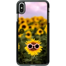 Coque iPhone Xs Max - Sunflower with glasses Spring 2026
