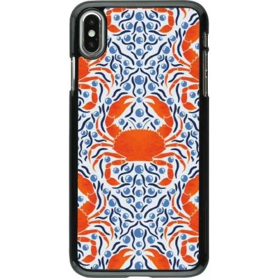 Coque iPhone Xs Max - Crabs and pearls Summer 2026